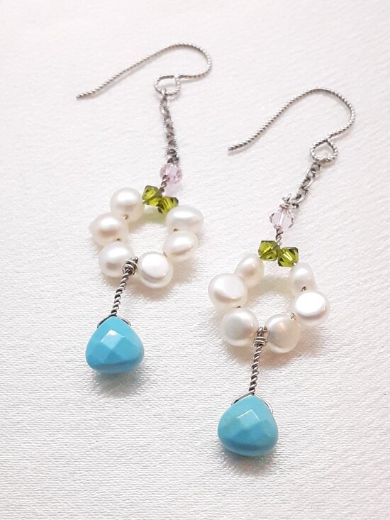 Ivy Stella Jewelry - NEW Ivy Stella 3 inch drop french wire earrings